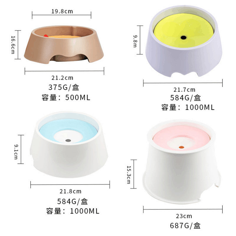 Splash-Proof Pet Water Bowl | No-Spill Bowl for Dogs & Catse