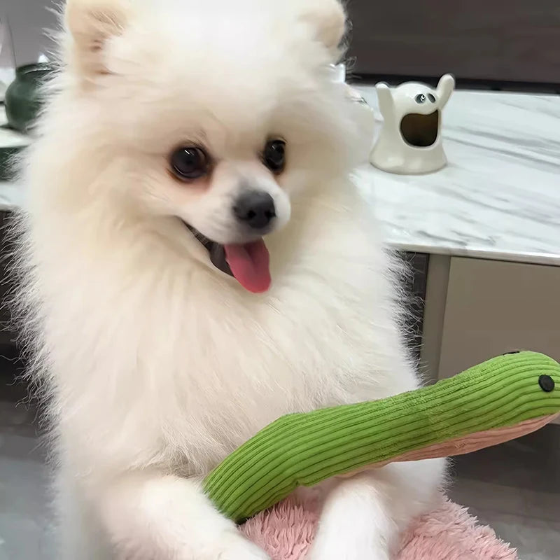 Interactive Snake Plush Toy for Dogs & Cats