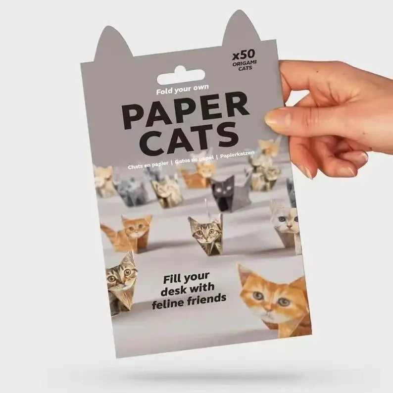 50PCS DIY Animal Origami Kit – 3D Paper Folding Craft Set for Kids & Adults
