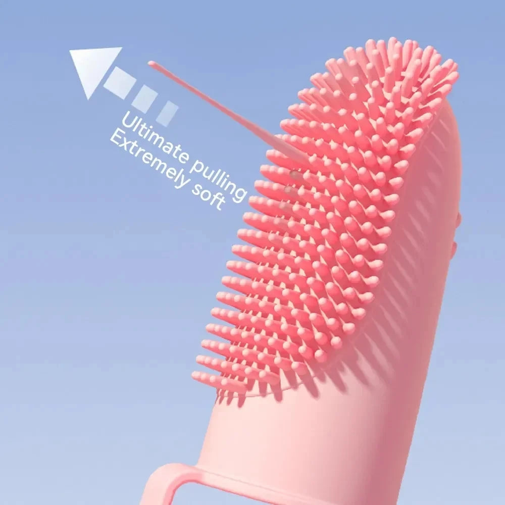 Silicone Finger Toothbrush for Dogs & Cats | Easy Pet Dental Care