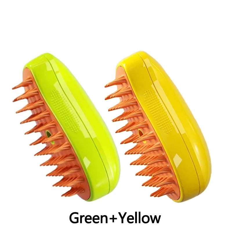 3-in-1 Steam Pet Brush for Dogs & Cats