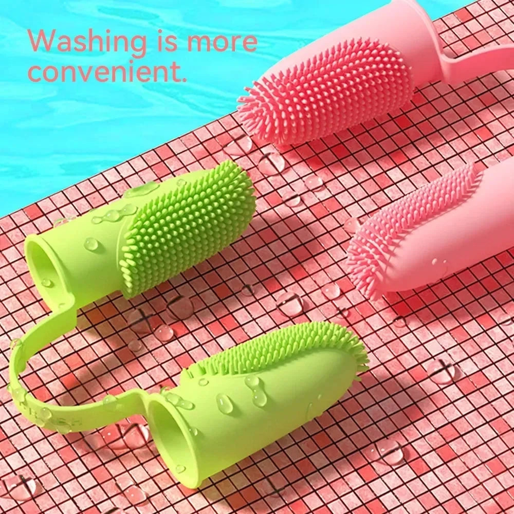 Silicone Finger Toothbrush for Dogs & Cats | Easy Pet Dental Care