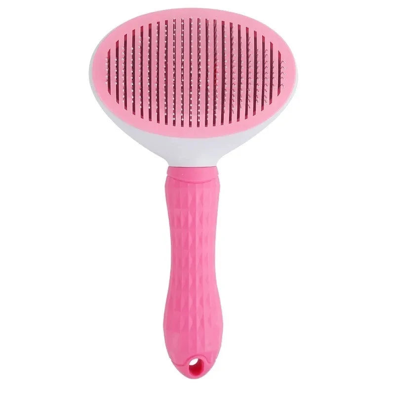 Self-Cleaning Pet Brush for Dogs & Cats | Hair Remover Comb