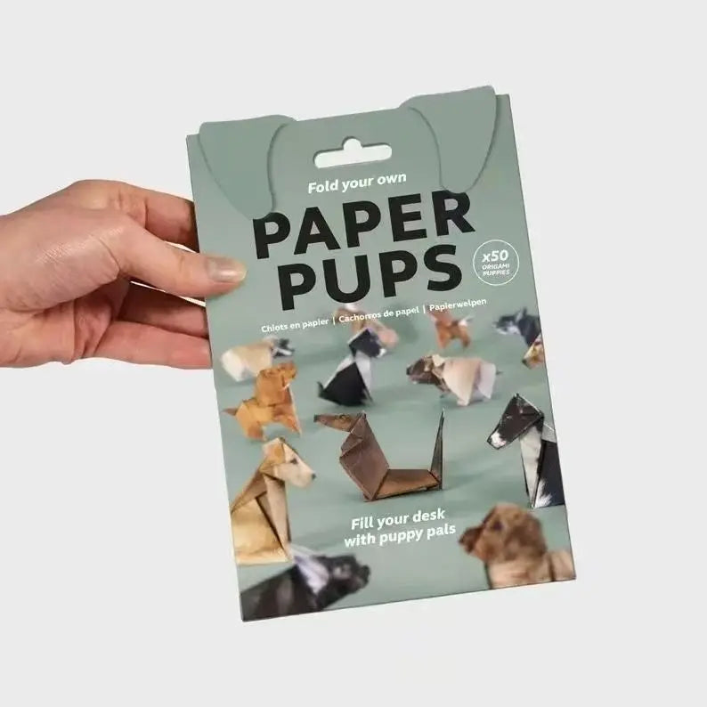 50PCS DIY Animal Origami Kit – 3D Paper Folding Craft Set for Kids & Adults