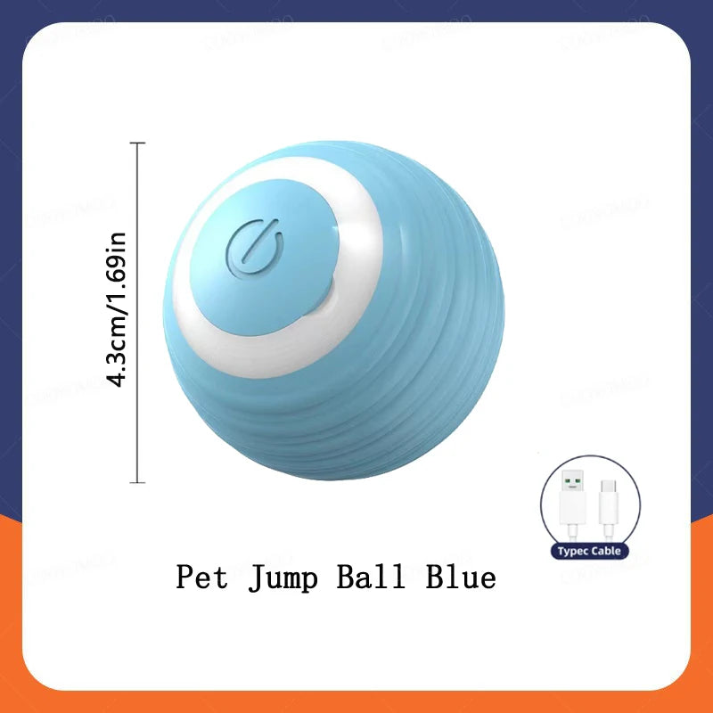 Smart Interactive Rolling Ball for Cats | USB Rechargeable Toy