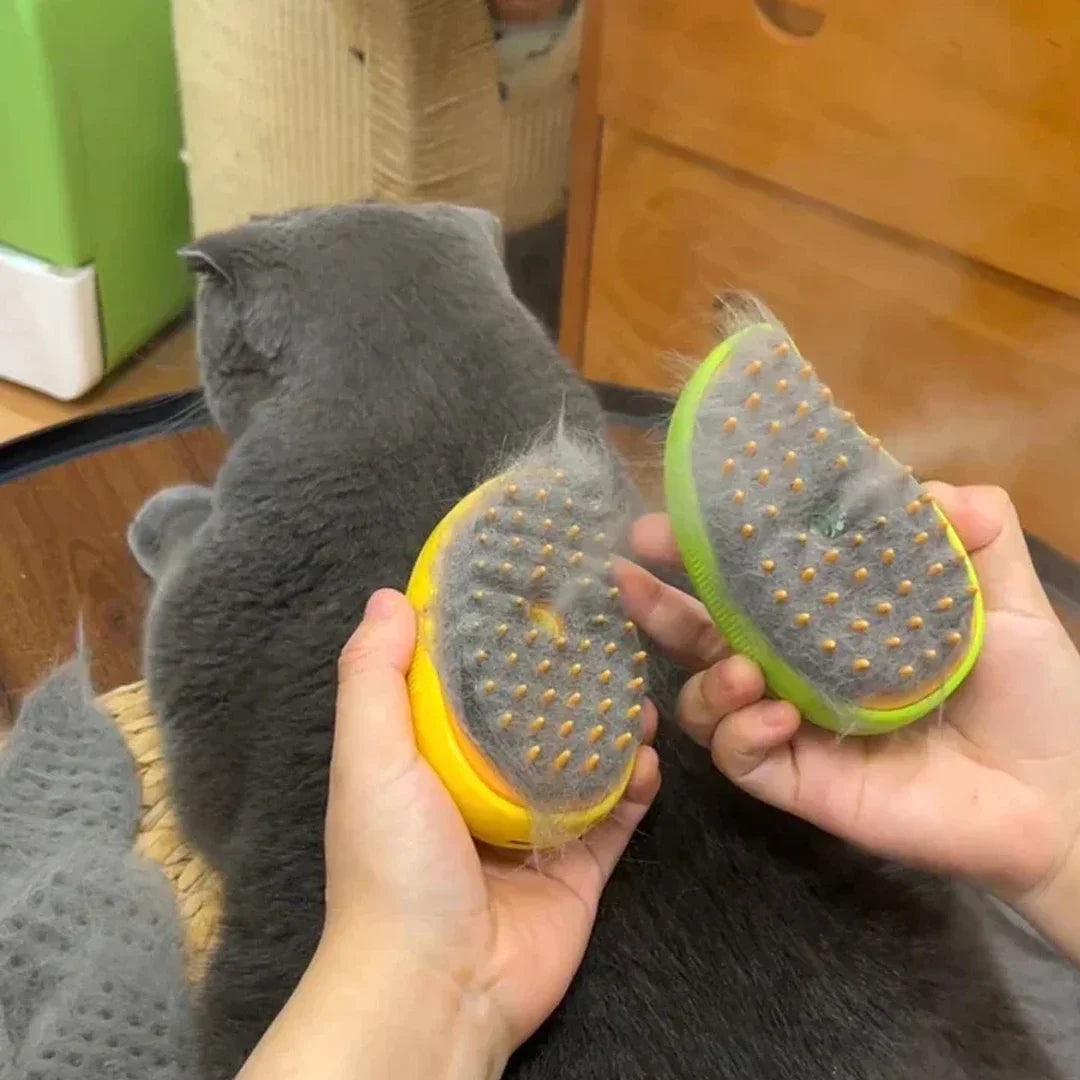 3-in-1 Steam Pet Brush for Dogs & Cats