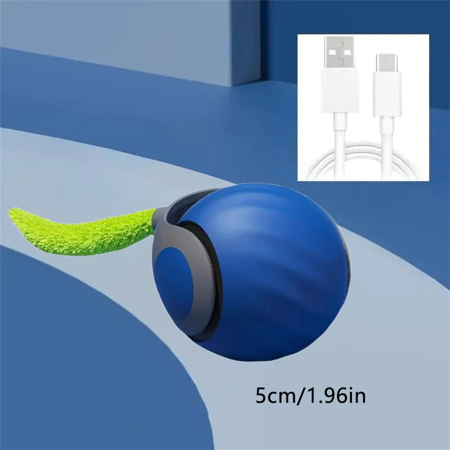 Smart Interactive Rolling Ball for Cats | USB Rechargeable Toy