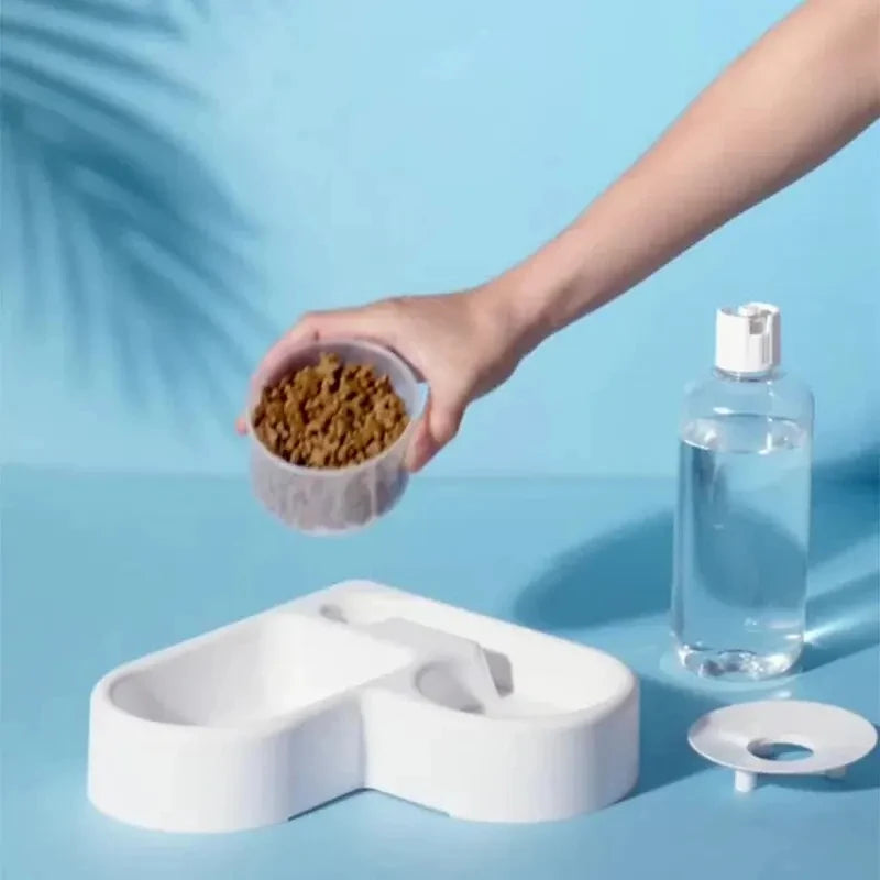Automatic Pet Feeder & Water Dispenser Bowl for Cats & Dogs
