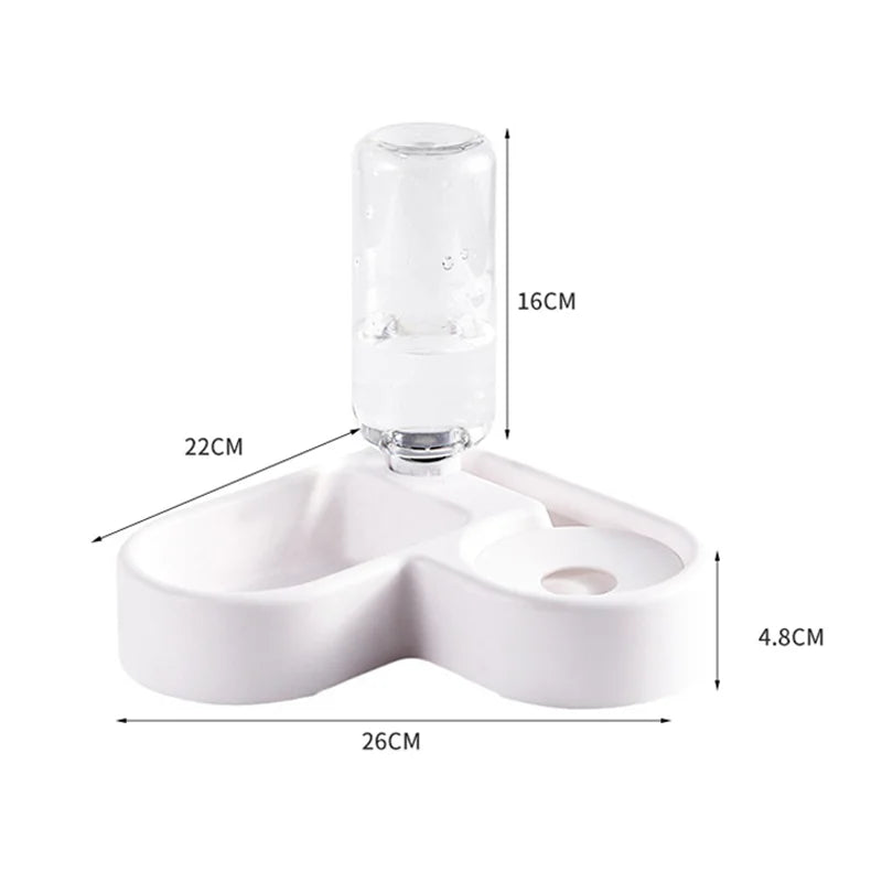 Automatic Pet Feeder & Water Dispenser Bowl for Cats & Dogs