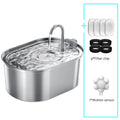 Smart Stainless Steel Pet Water Fountain for Cats & Dogs