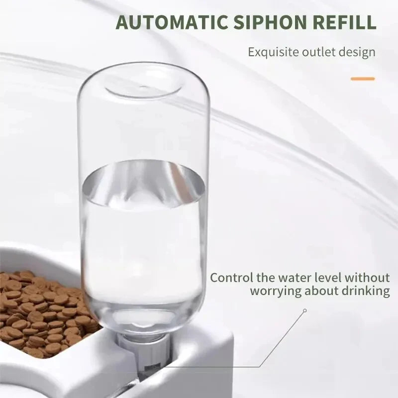 Automatic Pet Feeder & Water Dispenser Bowl for Cats & Dogs