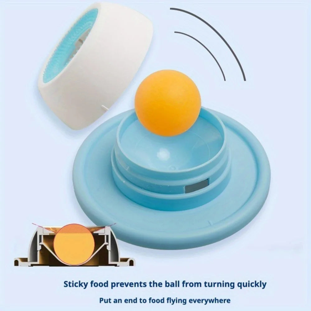 Interactive Slow Feeder Bowl for Dogs & Cats