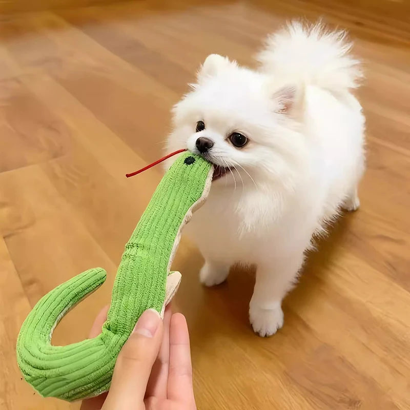 Interactive Snake Plush Toy for Dogs & Cats