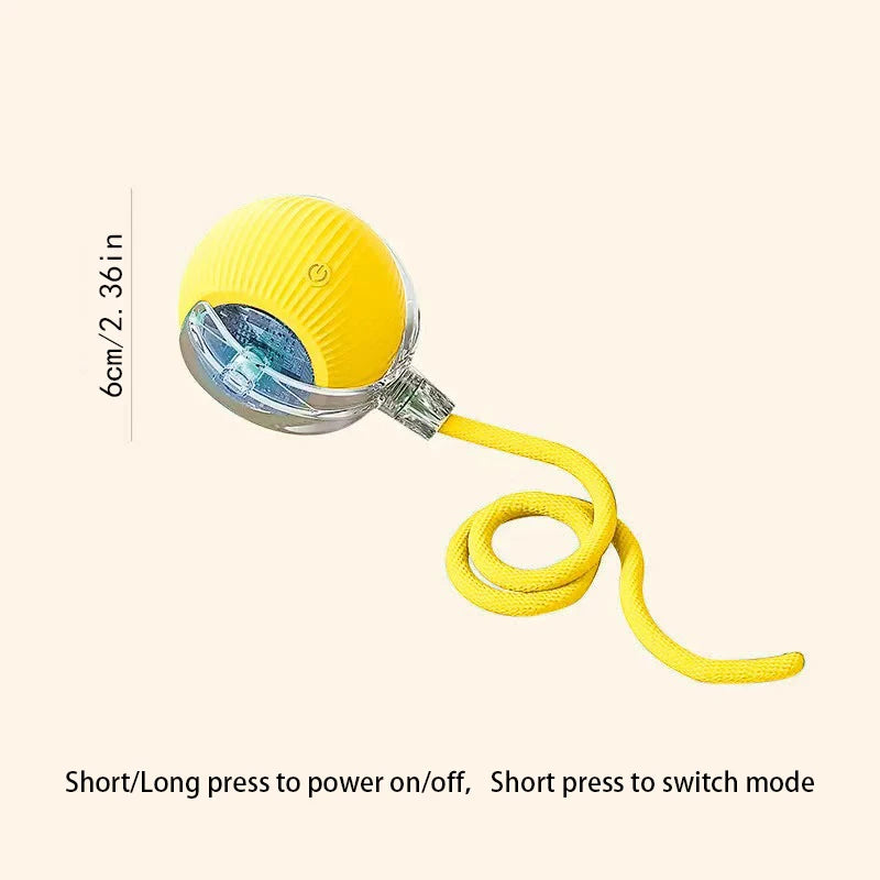 Smart Interactive Rolling Ball for Cats | USB Rechargeable Toy
