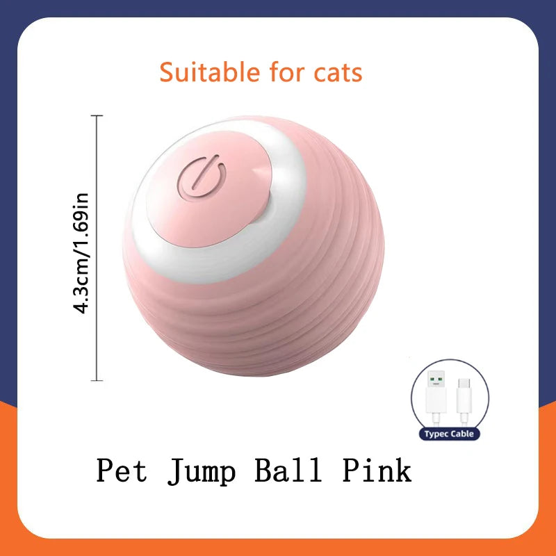 Smart Interactive Rolling Ball for Cats | USB Rechargeable Toy